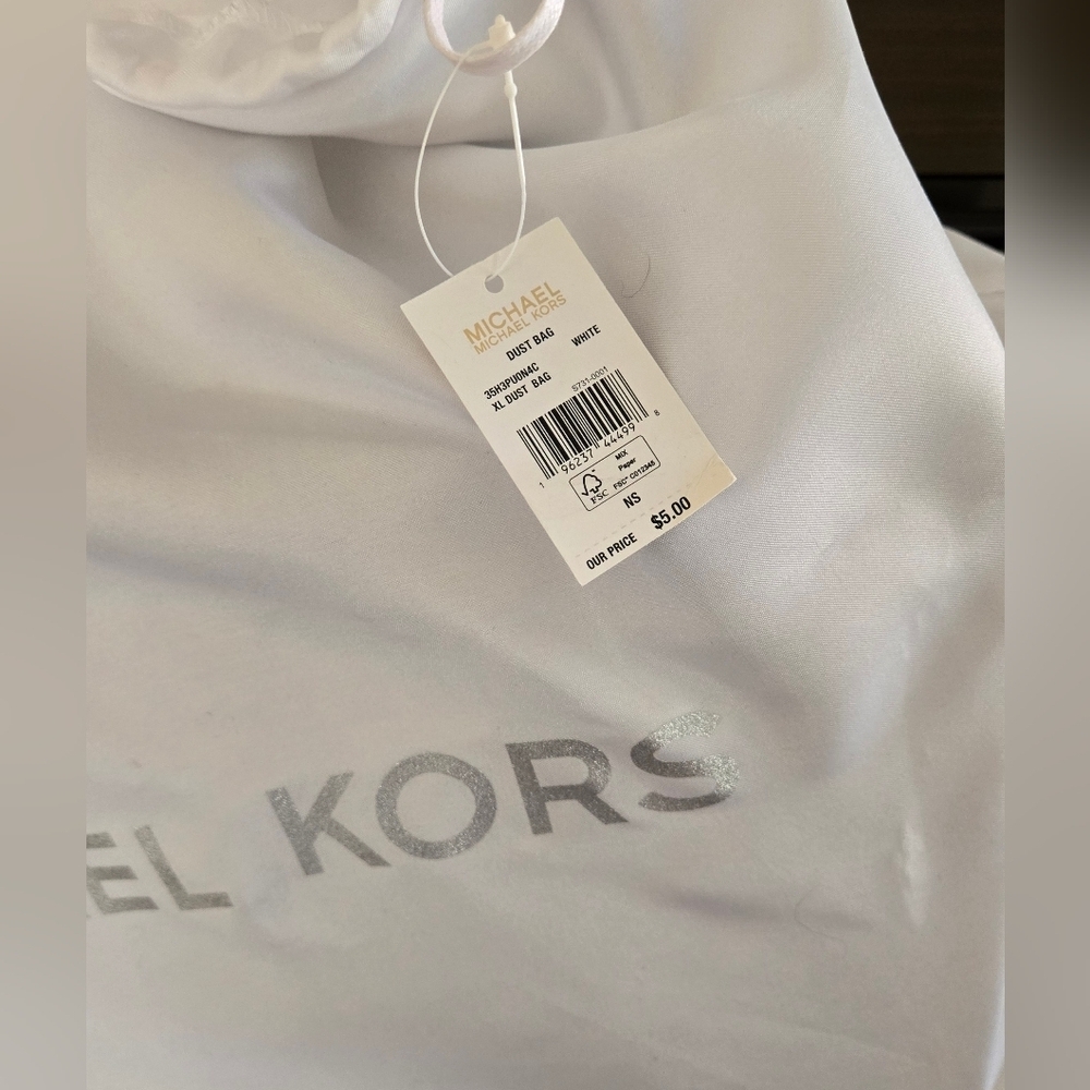 MICHAEL KORS HAMILTON MEDIUM SATCHEL SHOULDER PEBBLED LEATHER BAG DUSK - Picture 11 of 14